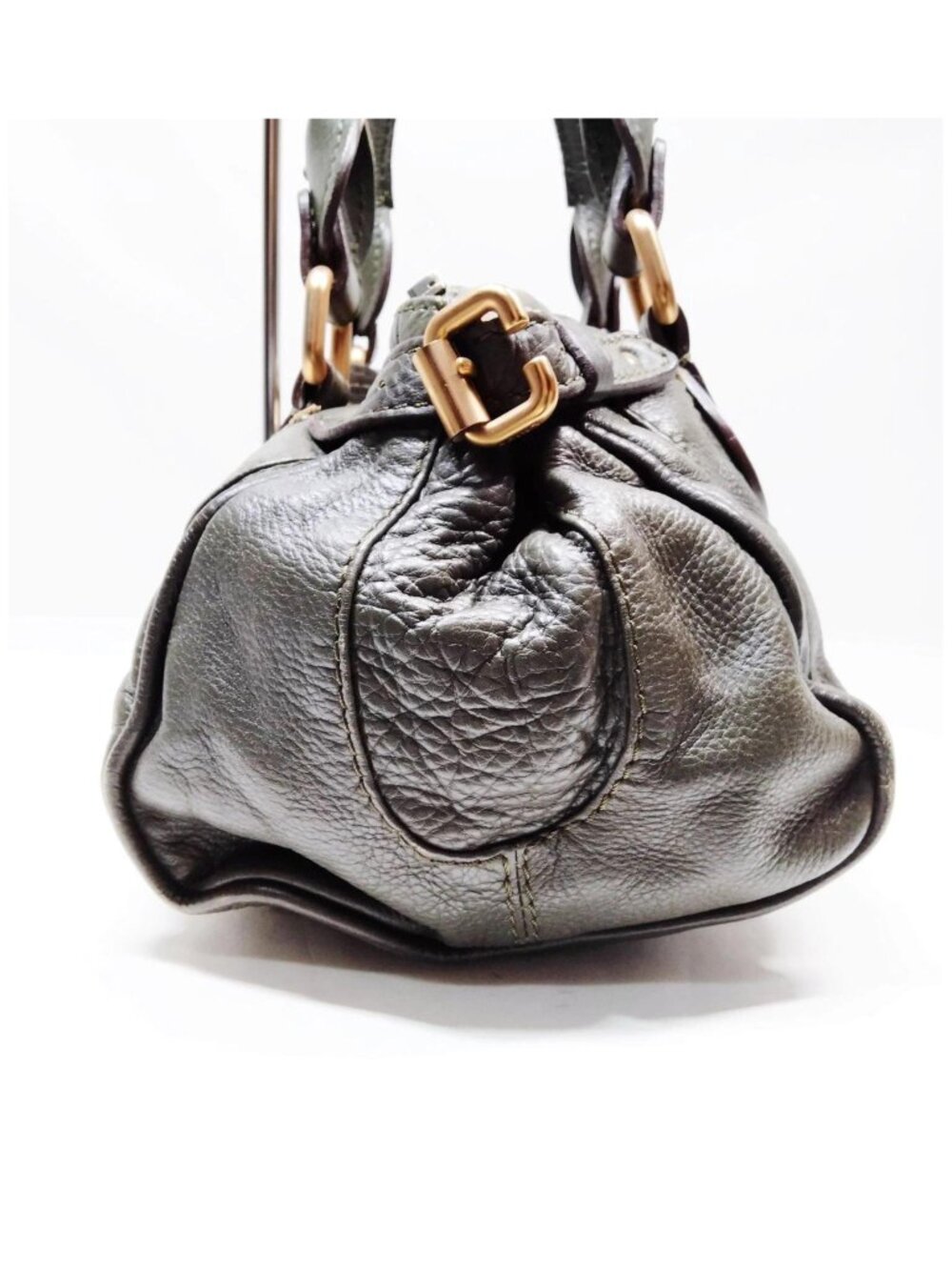 Authentic Chloé Paddington Leather Padlock Satchel Bag - Picture 5 of 16